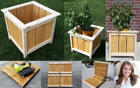 free woodworking planter box plans